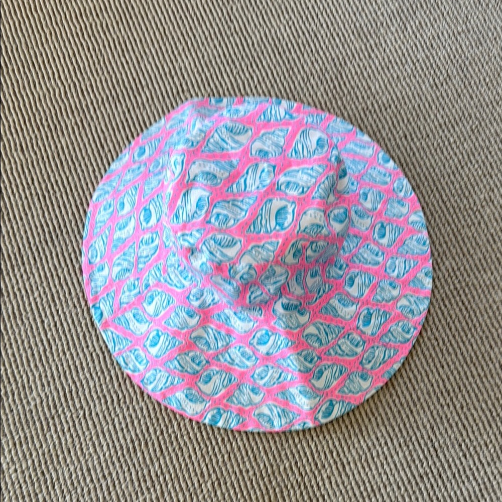 Lilly Pulitzer Pink and Blue Patterned Hat